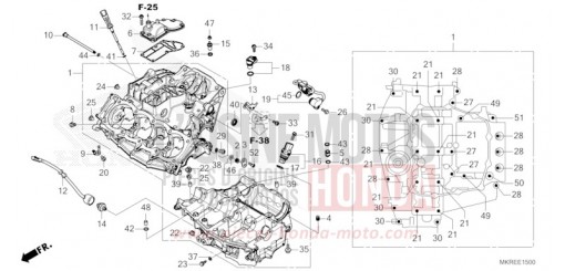 CARTER MOTEUR CBR1000SPR de 2024